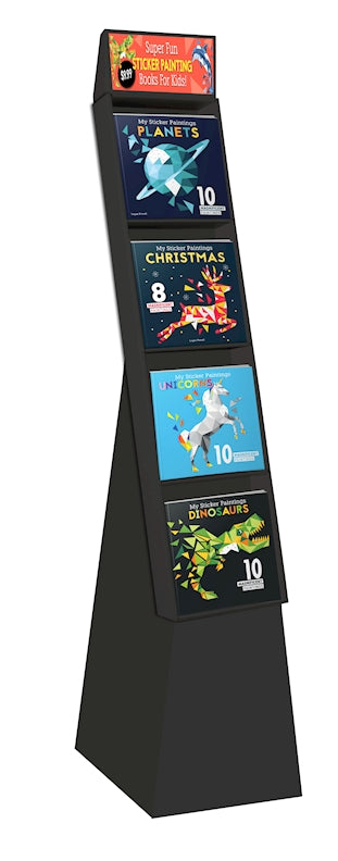 My Sticker Painting 4-Pocket Floor Display