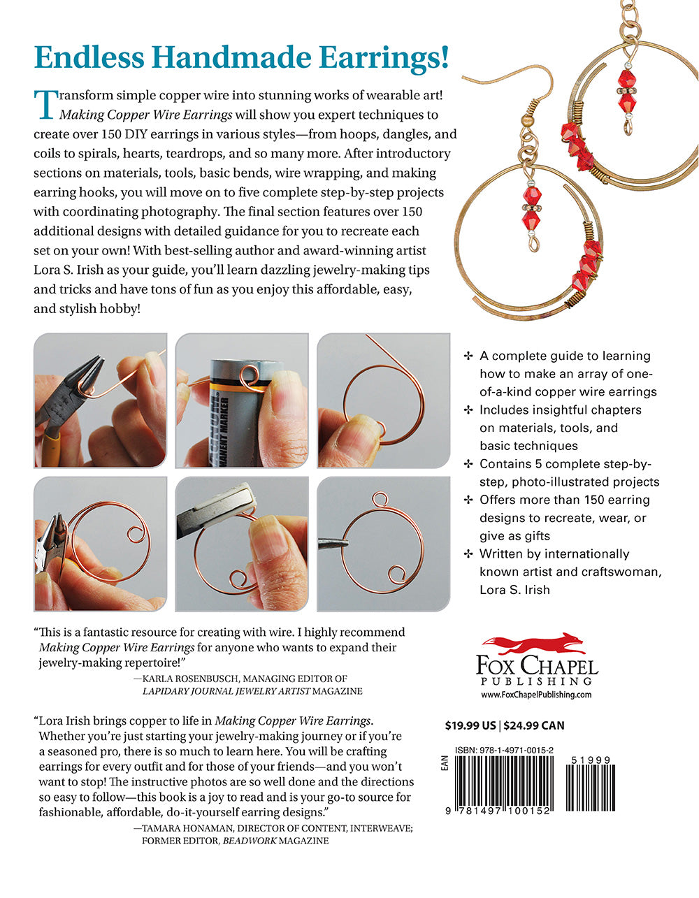 Making Copper Wire Earrings