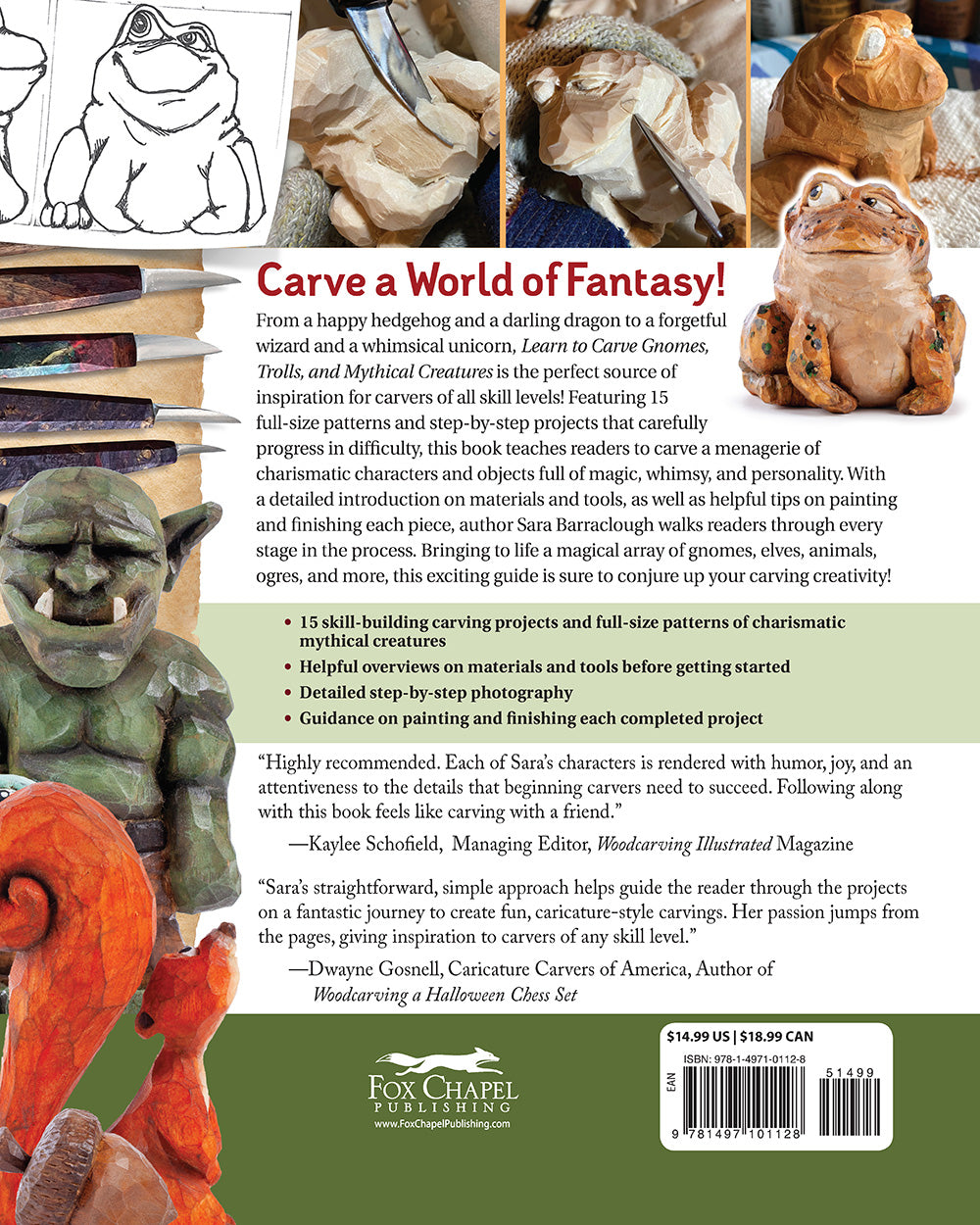 Learn to Carve Gnomes, Trolls, and Mythical Creatures