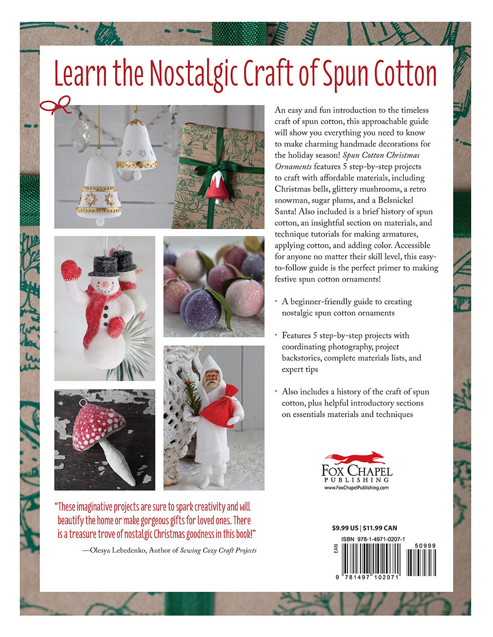 Spun Cotton Christmas Ornaments