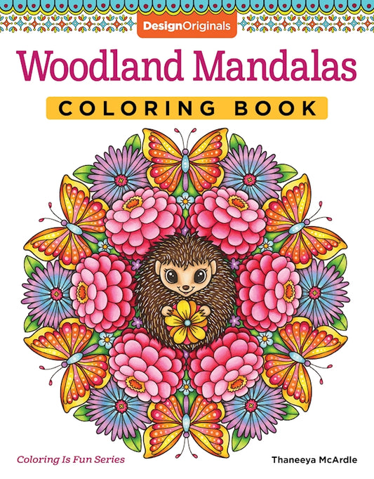 Woodland Mandalas Coloring Book