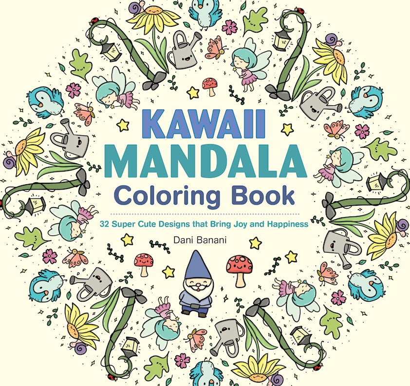 Kawaii Mandala Coloring Book