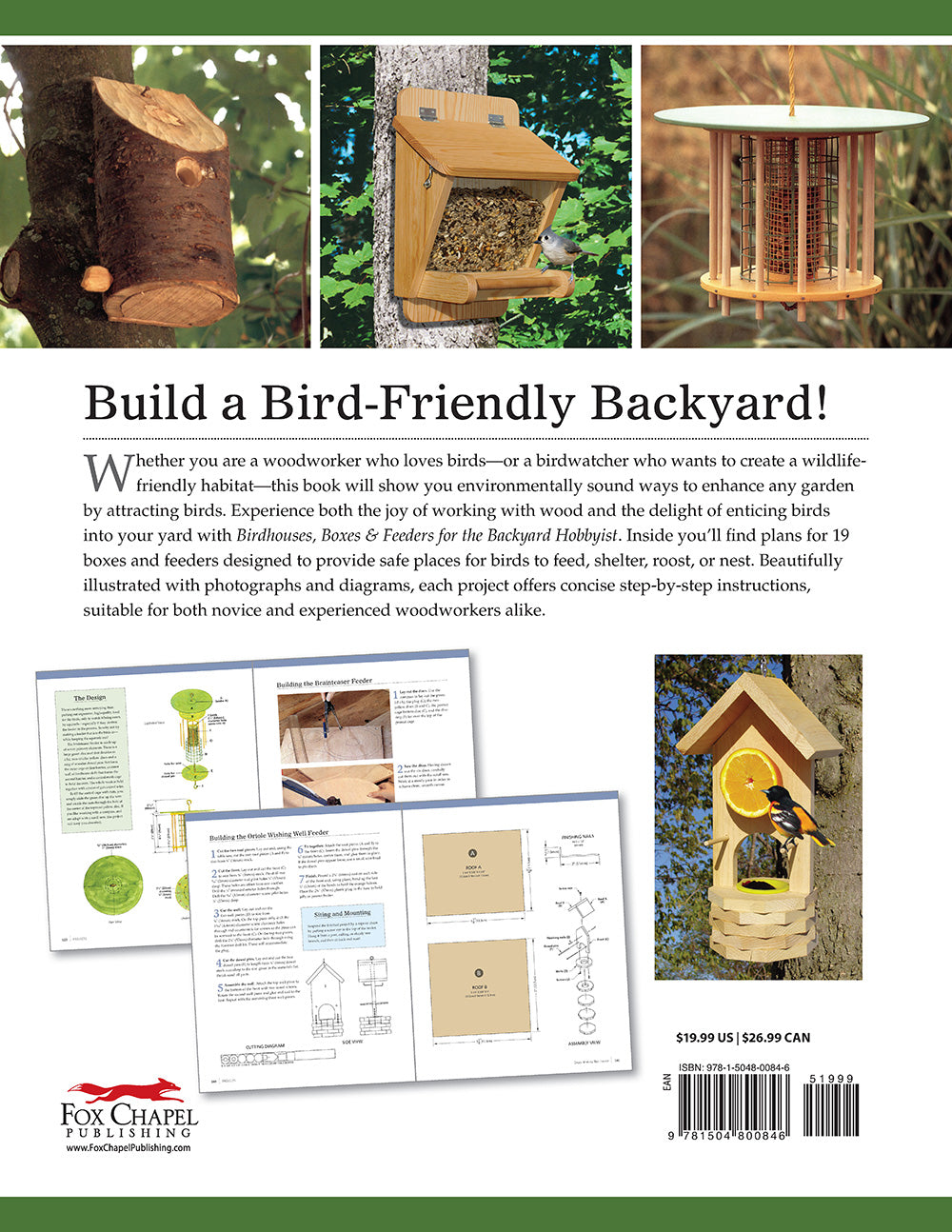 Birdhouses, Boxes & Feeders for the Backyard Hobbyist