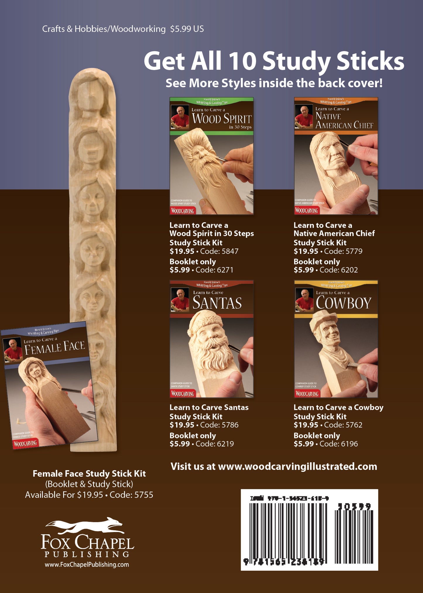 Learn to Carve a Female Face (Booklet)