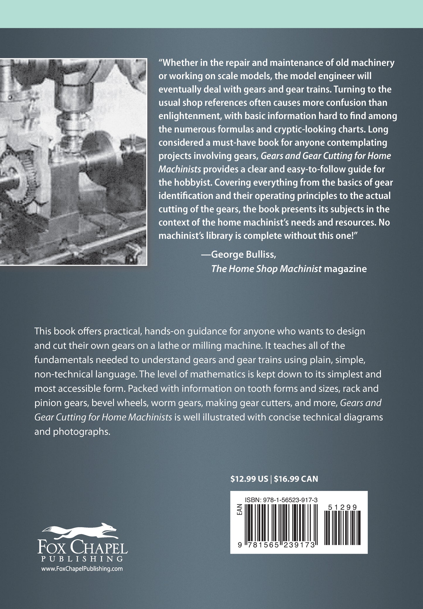 Gears and Gear Cutting for Home Machinists