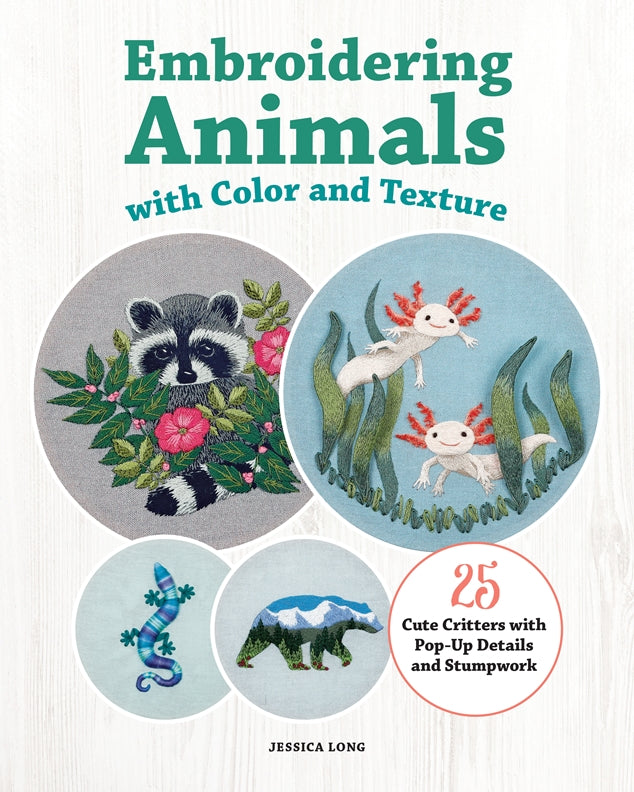 Embroidering Animals with Color and Texture