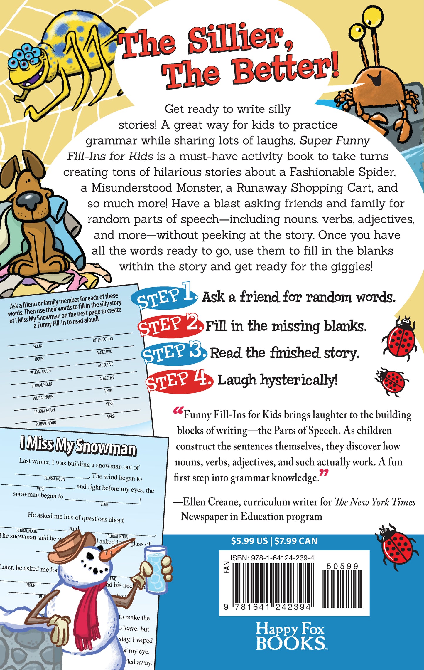 Super Funny Fill-Ins for Kids