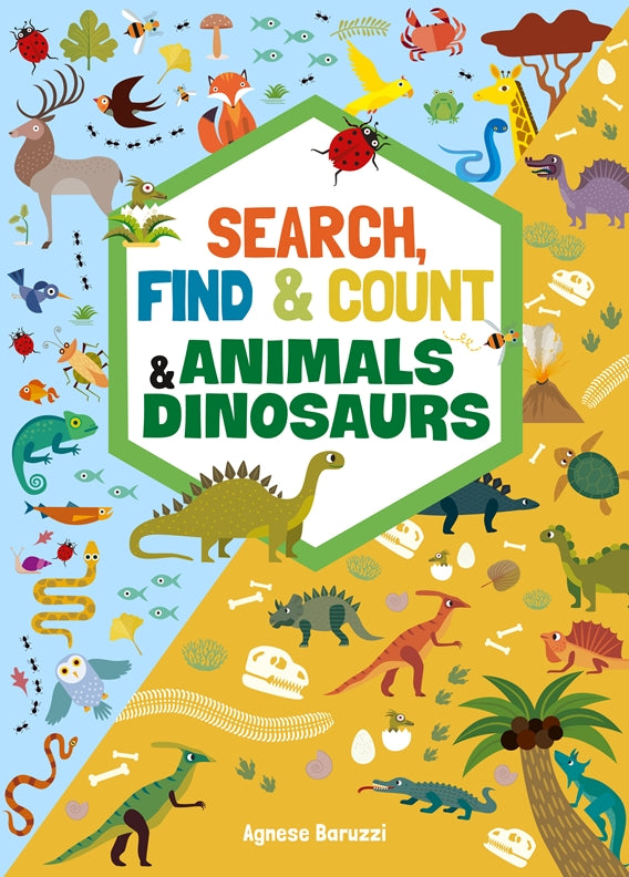 Search, Find & Count: Animals & Dinosaurs