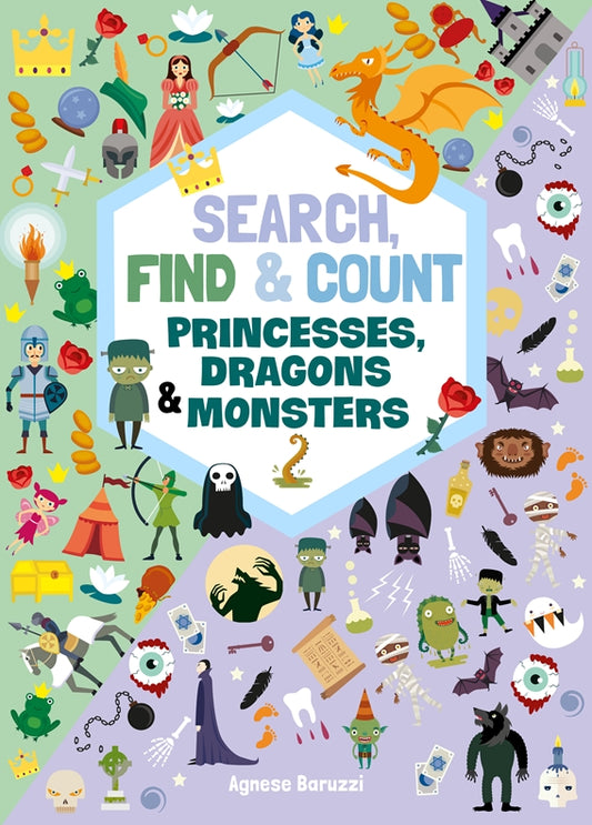 Search, Find & Count: Princesses, Dragons & Monsters