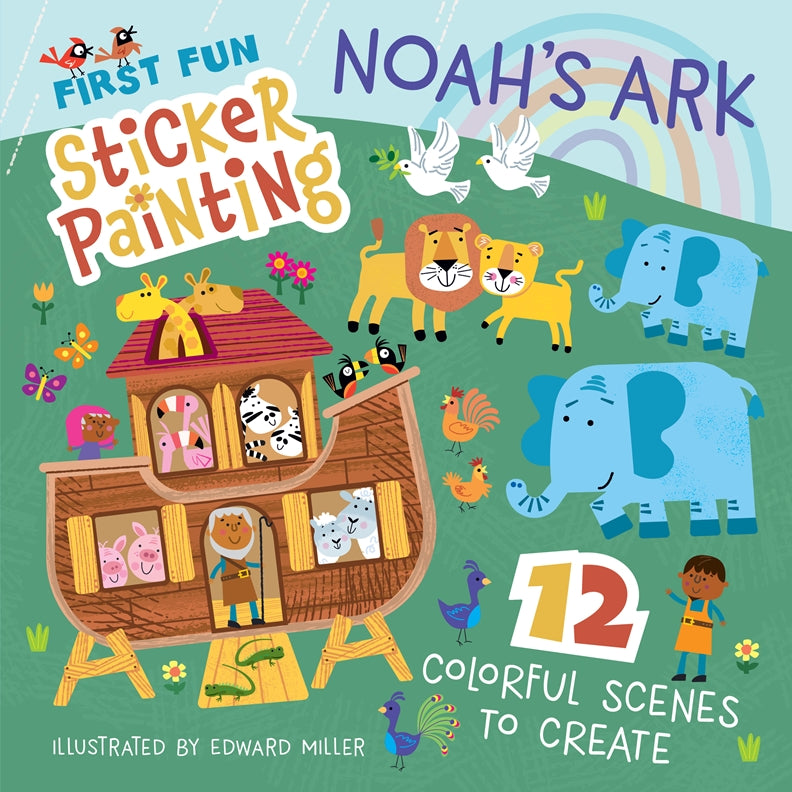 First Fun Sticker Painting: Noah's Ark