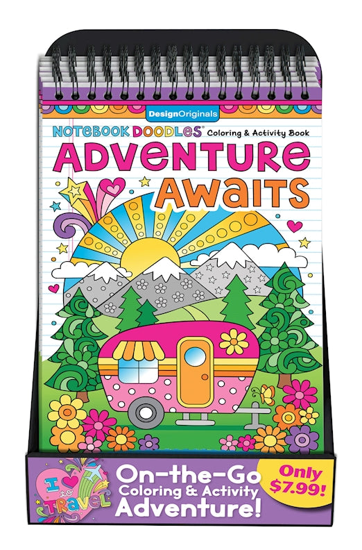 Notebook Doodles Adventure 12-Copy Counter Display