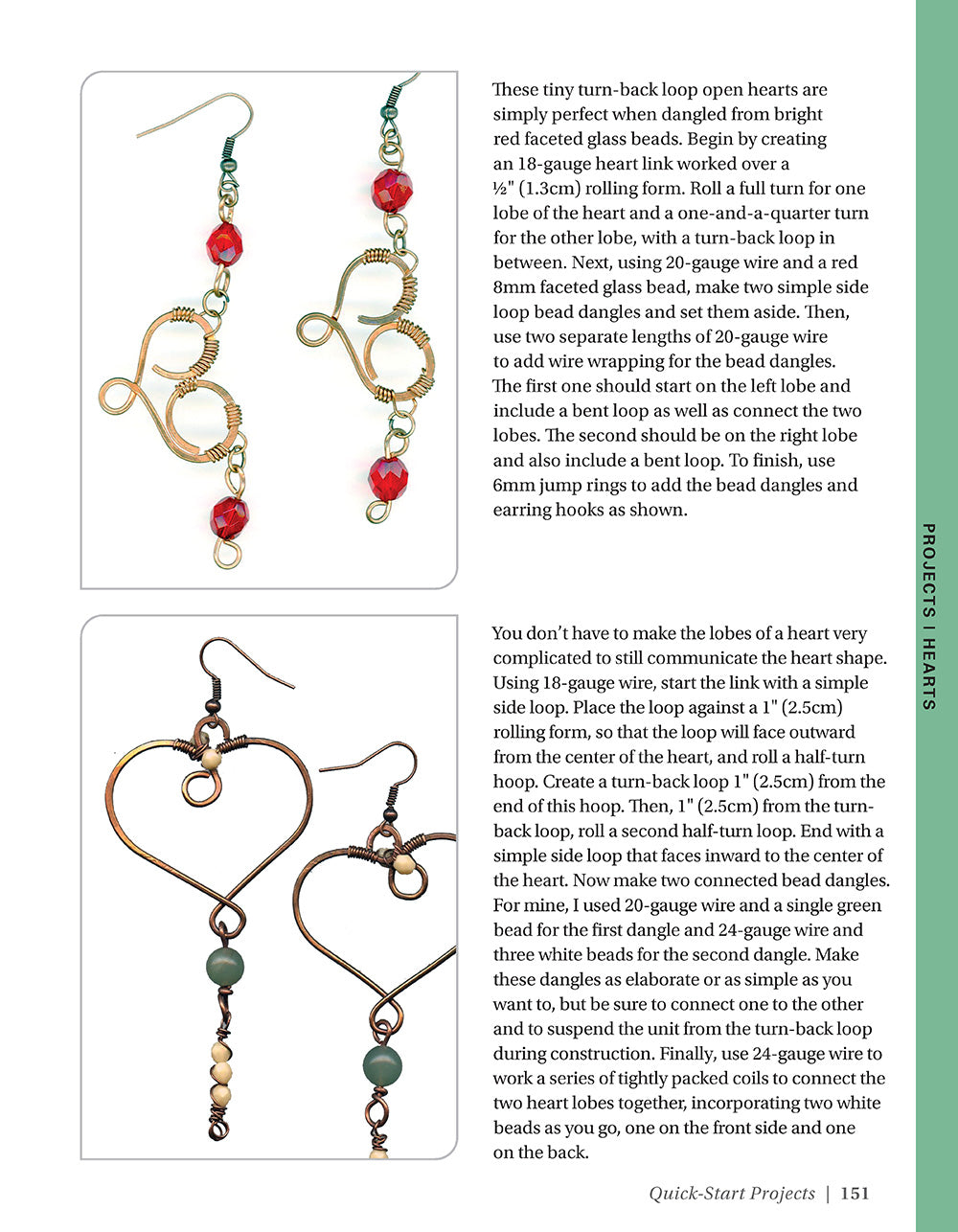 Making Copper Wire Earrings