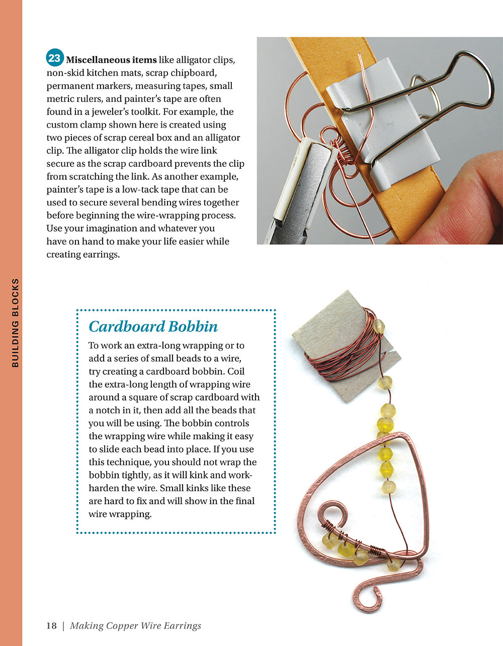 Making Copper Wire Earrings