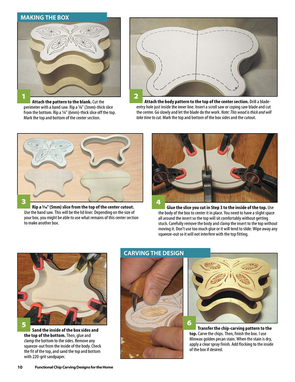 Functional Chip Carving Designs for the Home