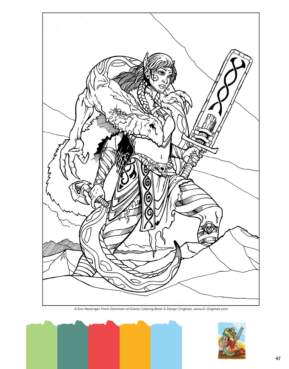 Dominion of Giants Coloring Book