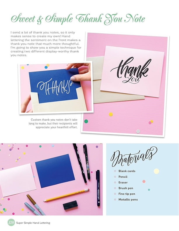 Super Simple Hand Lettering