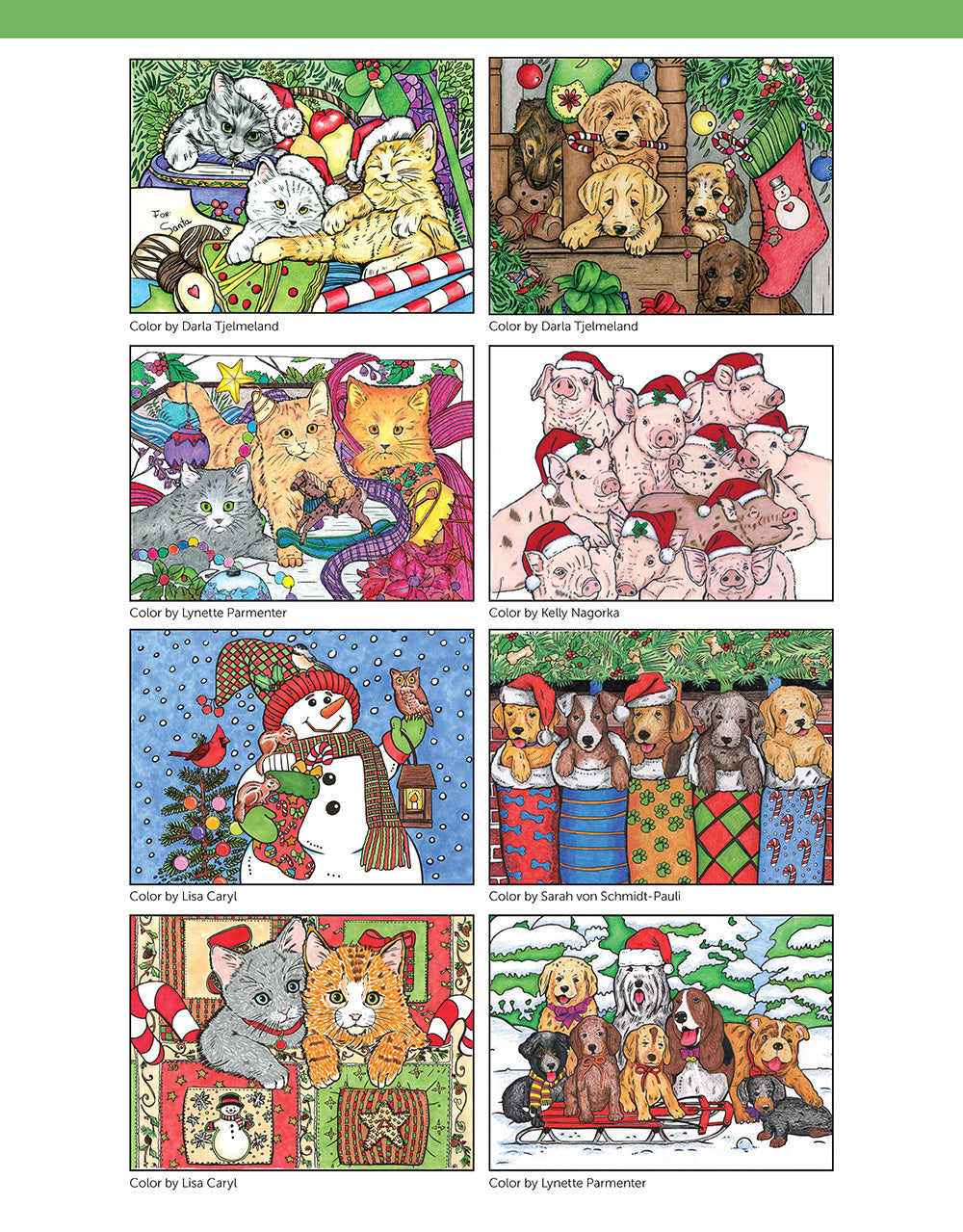 Cute Christmas Holiday Coloring Book