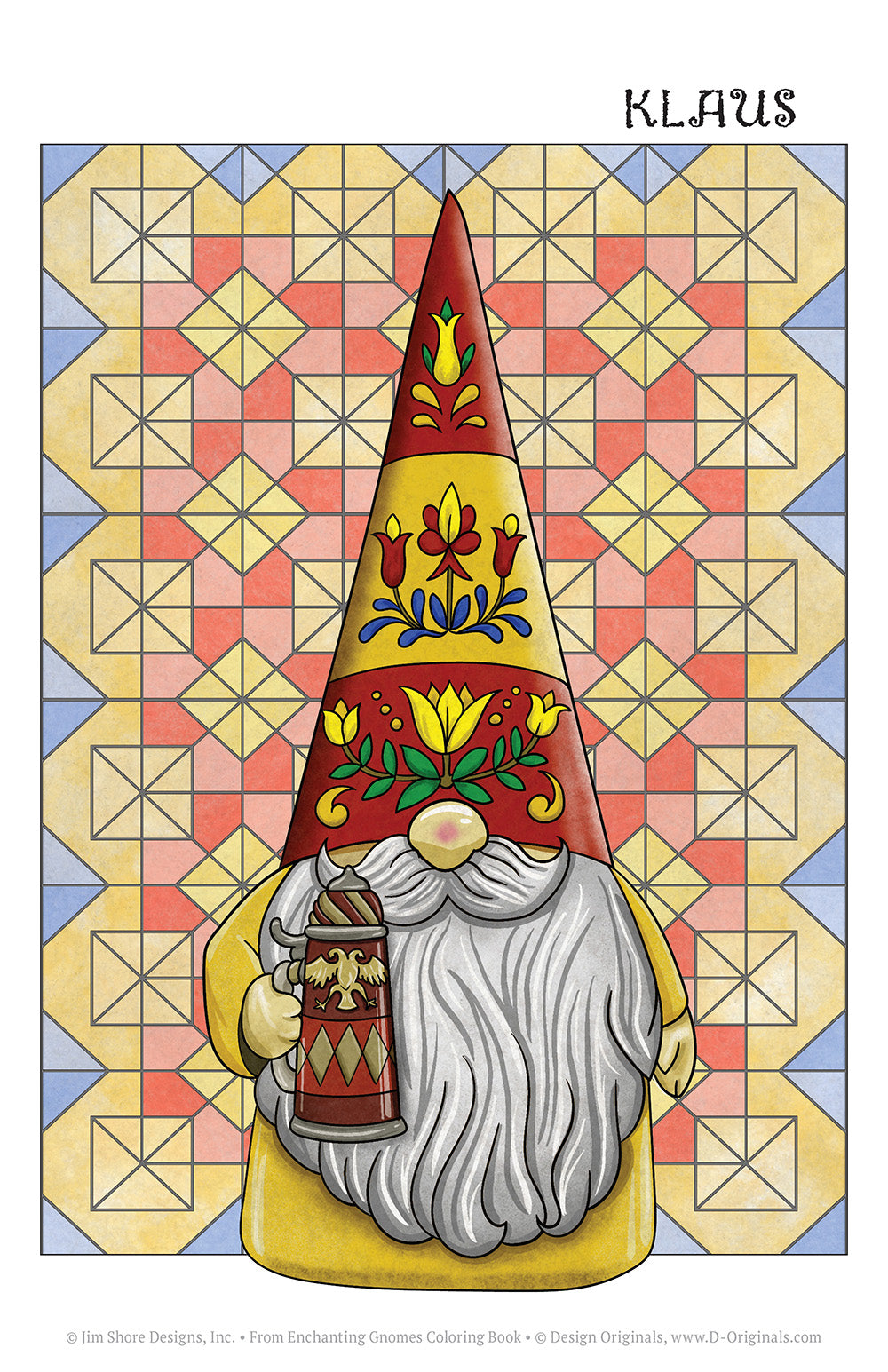 Jim Shore Enchanting Gnomes Coloring Book