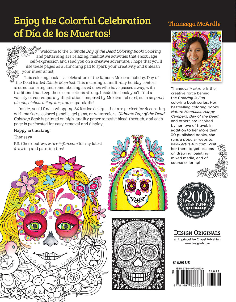 Ultimate Day of the Dead Coloring Book