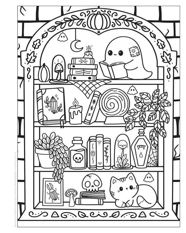 Hauntingly Happy Coloring