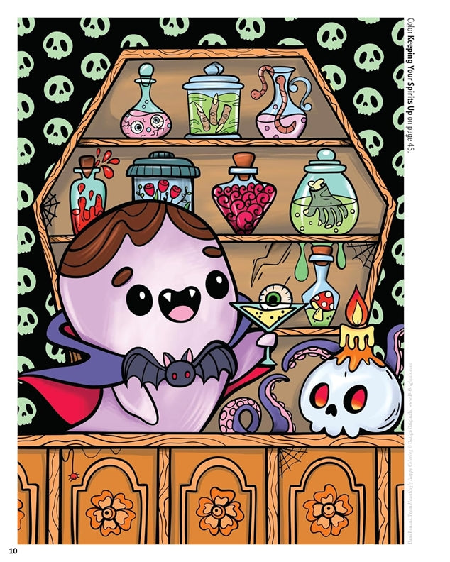 Hauntingly Happy Coloring