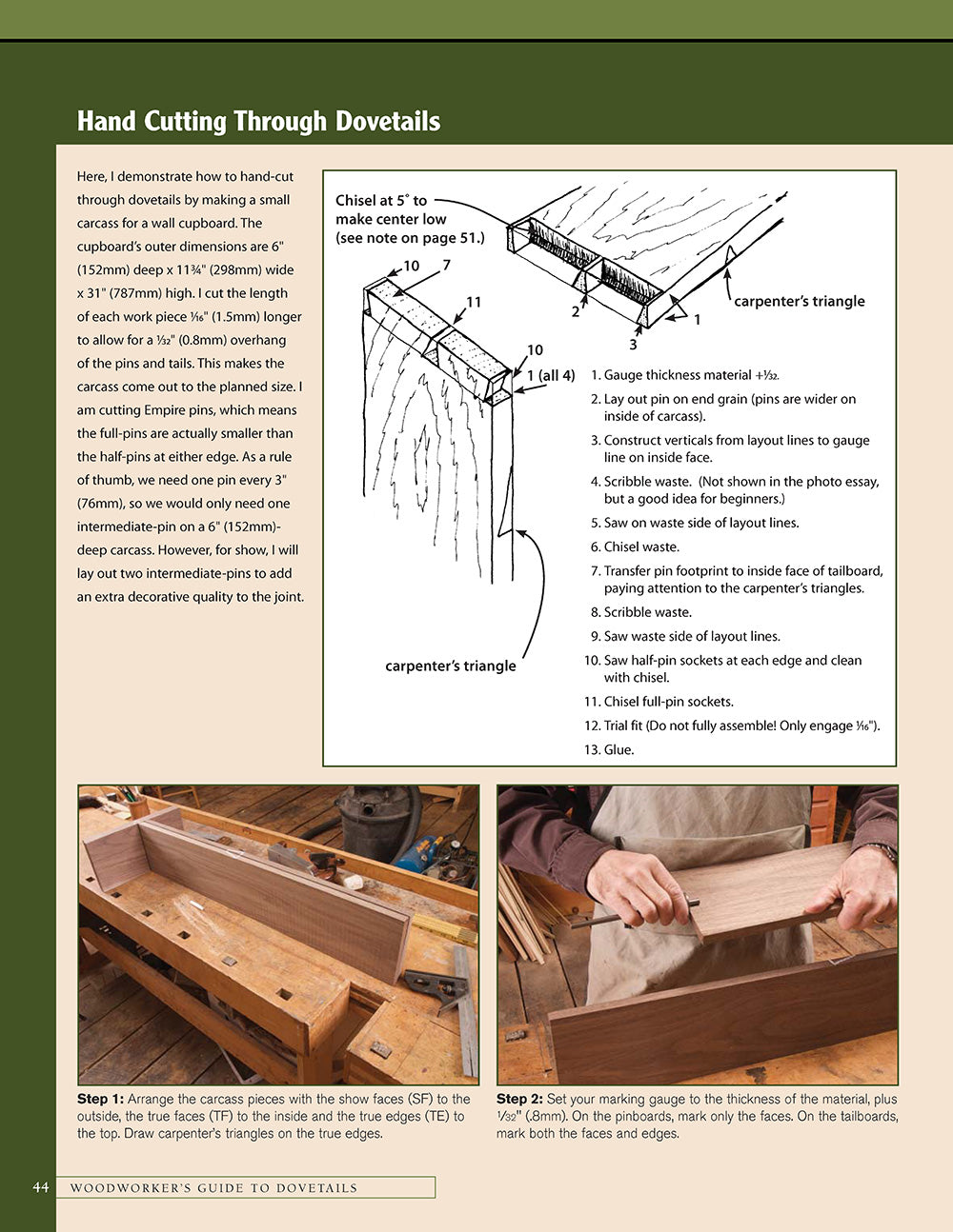 Woodworker's Guide to Dovetails