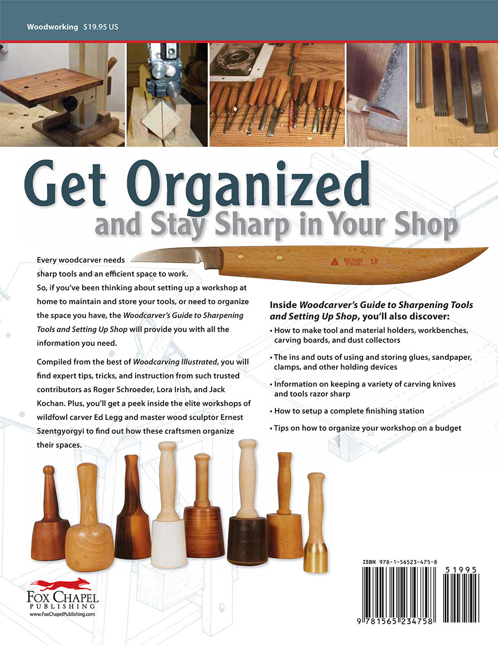 Woodcarver's Guide to Sharpening, Tools and Setting Up Shop (Best of WCI)