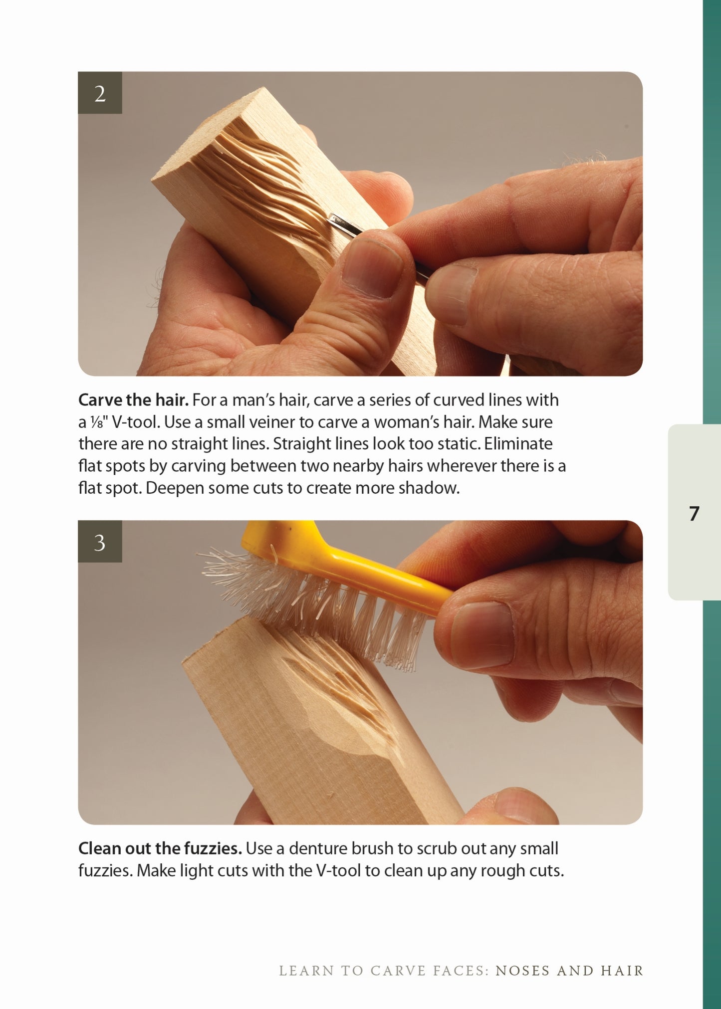 Learn to Carve Faces: Noses and Hair (Booklet)