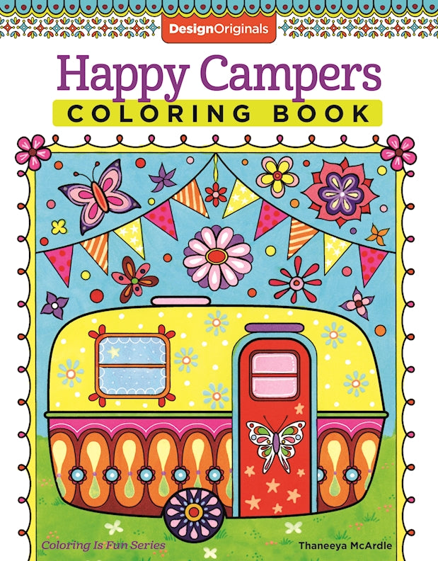 Happy Campers Coloring Book
