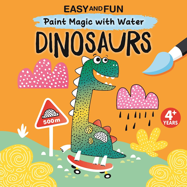Easy and Fun Paint Magic with Water: Dinosaurs