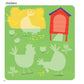 First Fun Sticker Painting: Farm Animals