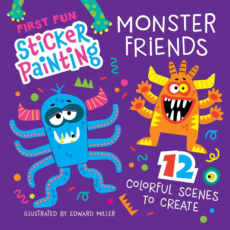 First Fun Sticker Painting: Monster Friends