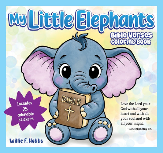 My Little Elephants Bible Verses Coloring Book