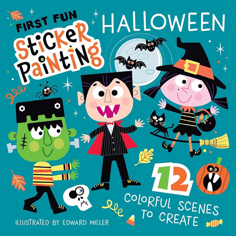 First Fun Sticker Painting: Halloween